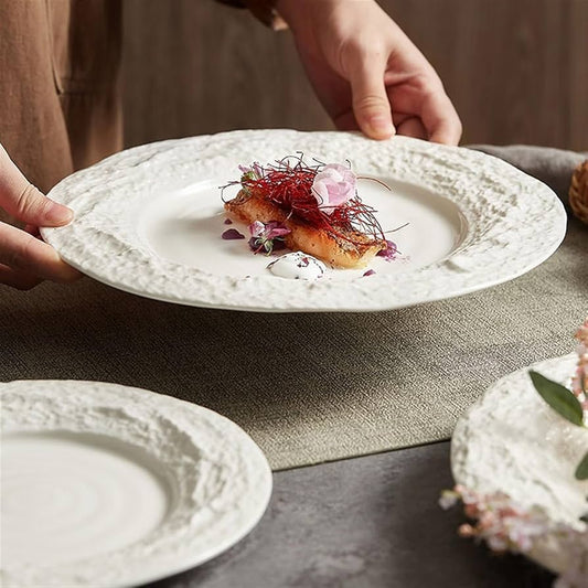ROKA White Matt Dinner Plate