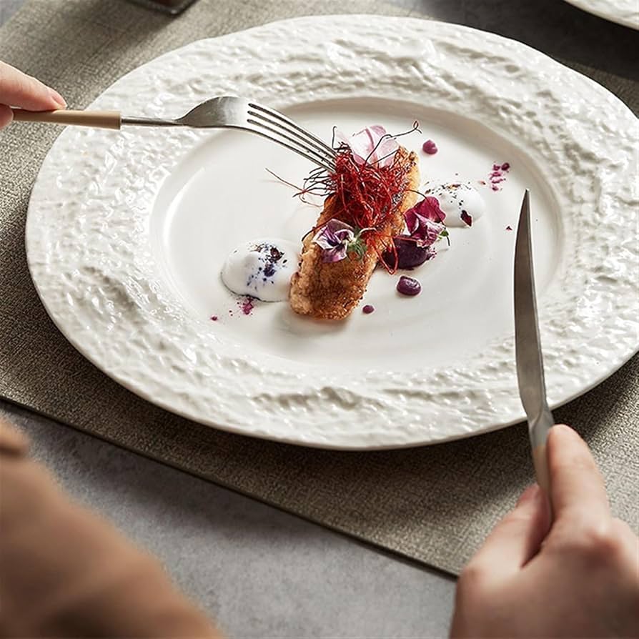 ROKA White Matt Dinner Plate