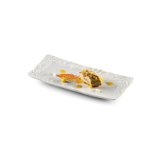 ROKA White Matt Rectangular Platter 29 x 15 cm