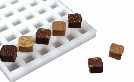 PAVONI Choco Bar Mould tradition 3 Indents 50g PC5021