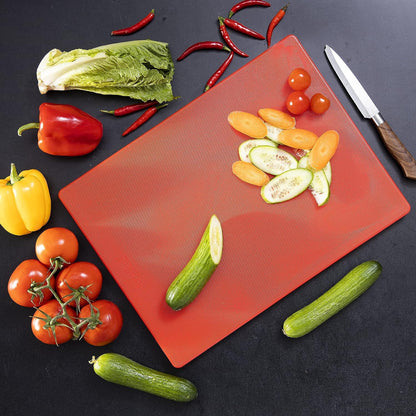 DINER WARES Chopping Board PP 12 x 18 x 0.8" - Red, Blue, Green, Yellow, White, Brown