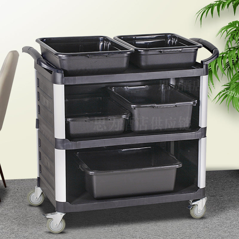 JIWINS Service Cart 2 Tier With Panel JW-SED