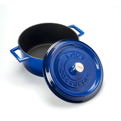 LAVA Enameled Cast Iron Round Casserole - Premium Dutch Oven Series