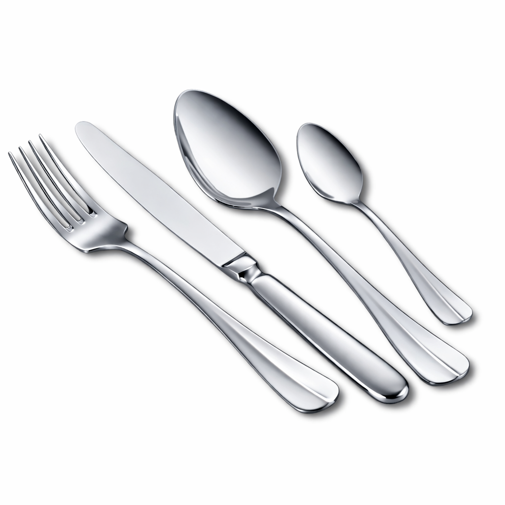 MONTELLI Baguette 18/10 Stainless Steel Cutlery – 4 mm Premium Quality | Fine Dining Range