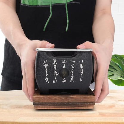 DINER WARES Bbq Japanese Hibachi Square Griller 12 x 12 x 11 cm