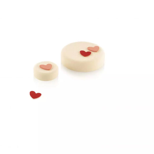 SILIKOMART Professional Valentine Cake Moulds - Chablon Heart 31x31 mm