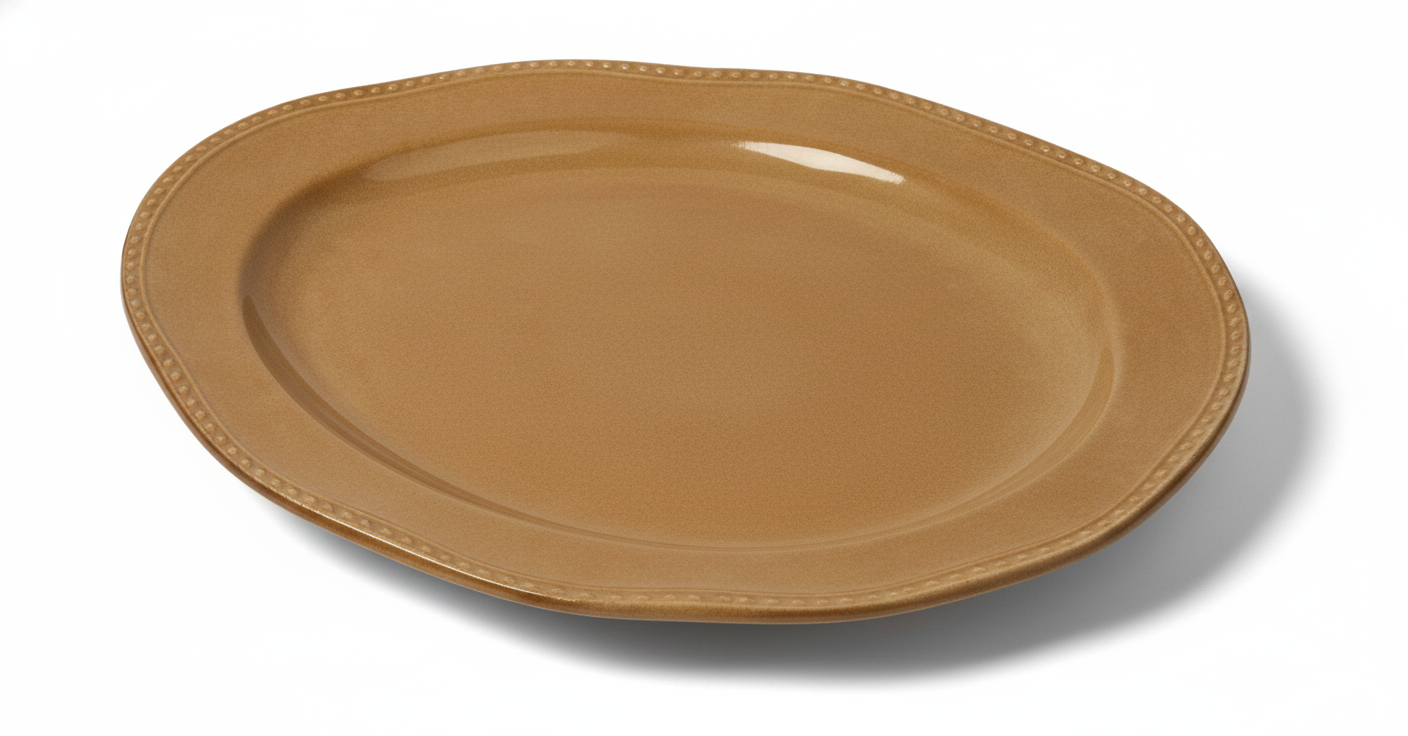 AURA Wave Edge with Rim Plate Sablestone