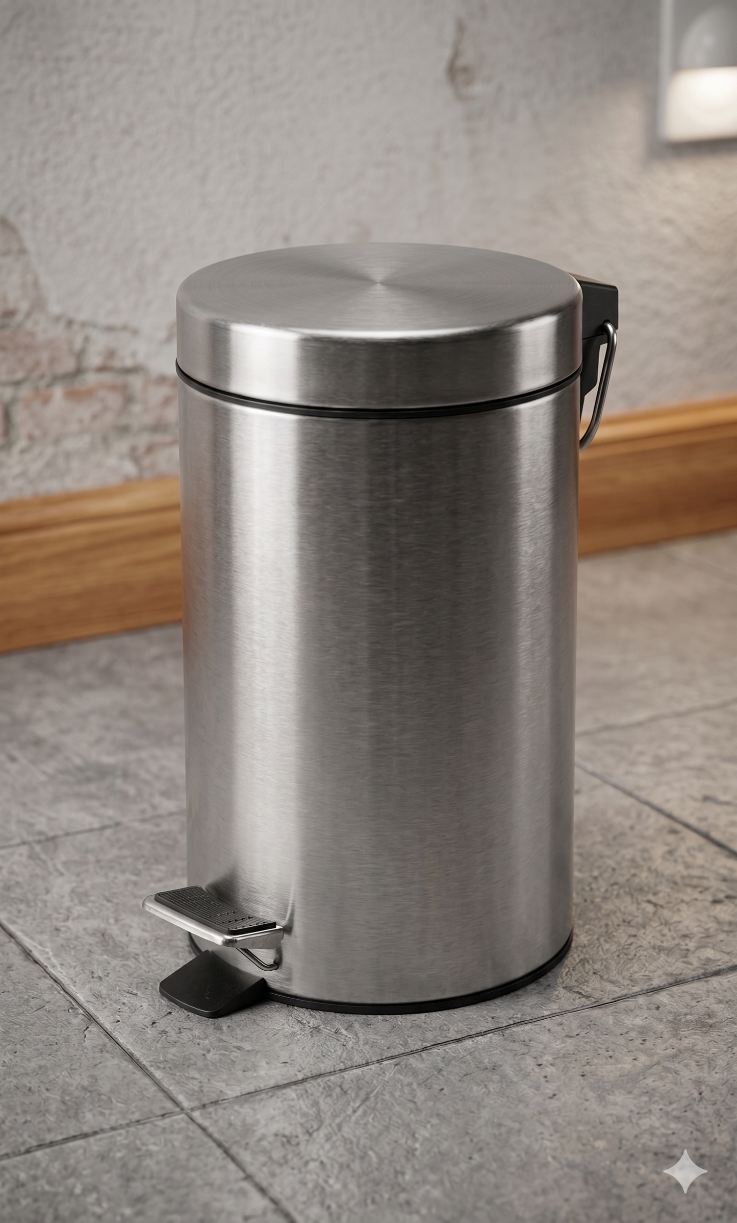DINER WARES Bin Pedal Stainless Steel