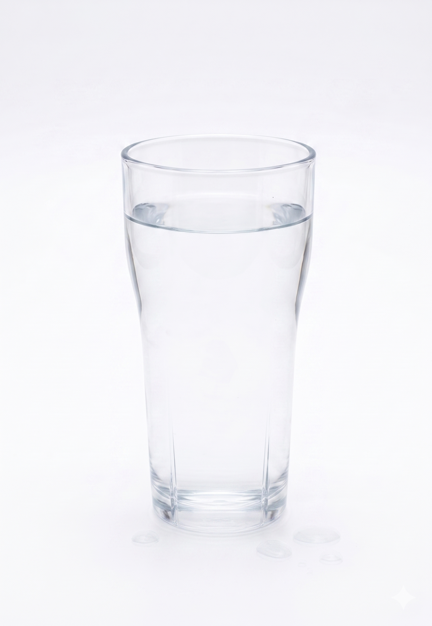 DW PC Round Small Glass-Frosty/Clear 200 ml