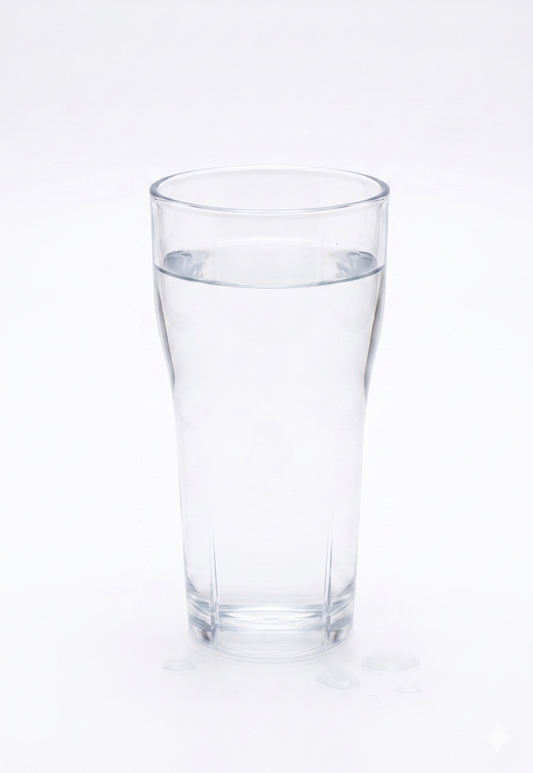 DW PC Round Small Glass-Frosty/Clear 200 ml
