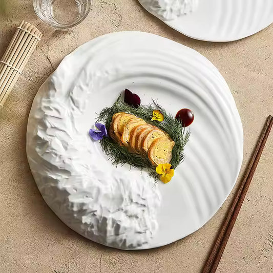 ROKA White Matt Magnum Plate 31 cm