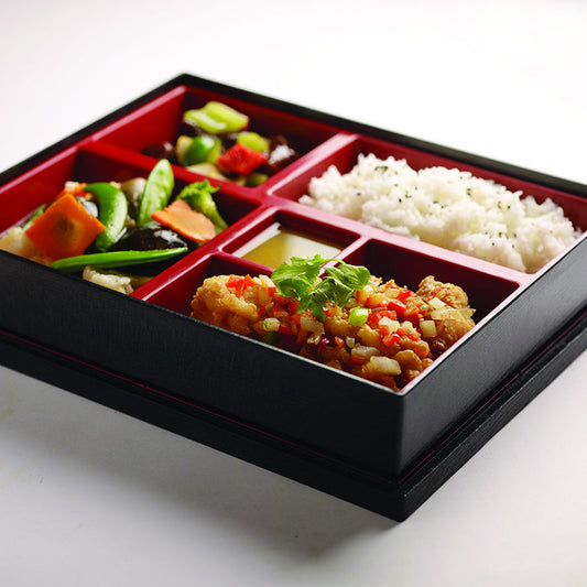 Dinerware  Bento Lunch Box – 6 Compartment Without Bowl