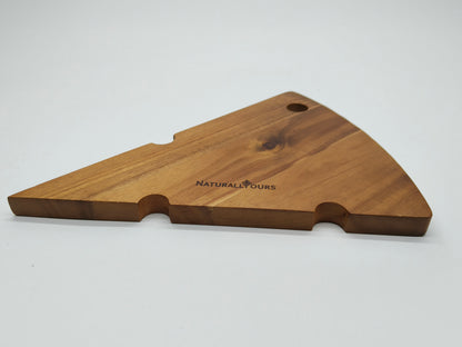 DINER WARES Acacia Wood Triangle Board L-28 x W-21 x H-2 cms