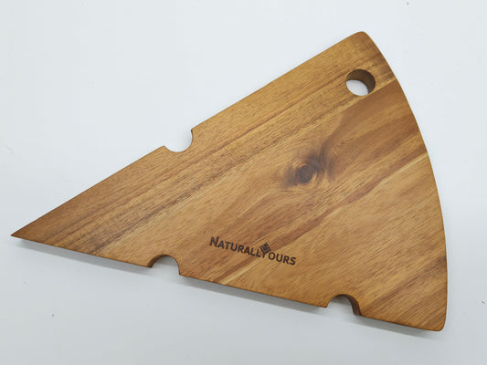 DINER WARES Acacia Wood Triangle Board L-28 x W-21 x H-2 cms