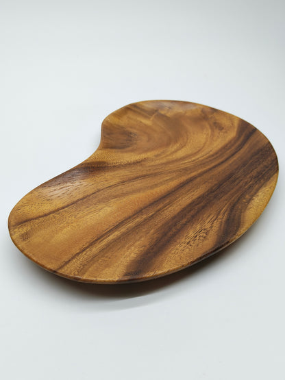 DINER WARES Acacia Mango Shape Wooden Tray