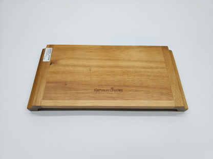 DINER WARES Acacia Wood Rectangular Tray "L" Border 31 x 15 cms