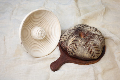 Diner Wares Bread Proofing Basket Rattan Round with Riser – 28 × 8 cm (Capacity 2 kg)