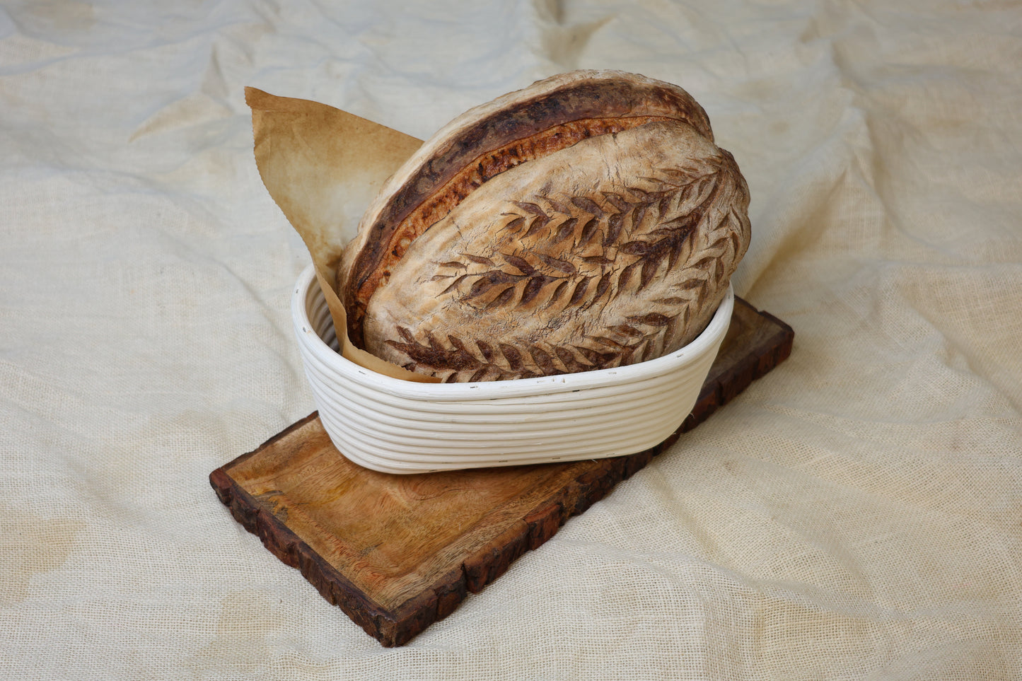 Diner Wares Rattan Oval Bread Proofing Basket