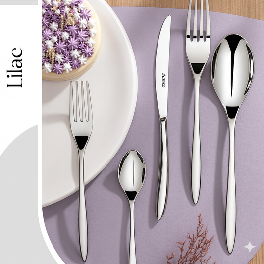 ARIANE Lilac Cutlery