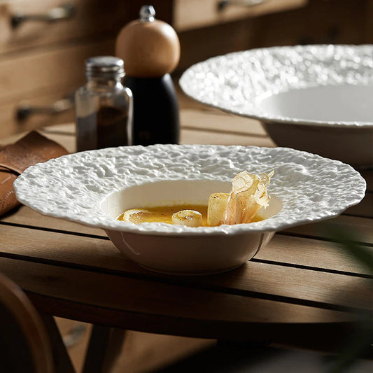 ROKA White Matt Soup Plate