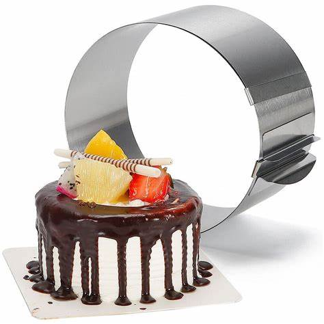 DINER WARES Cake Ring Round Adjustable 6-12"