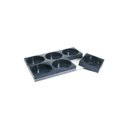 PAVONI 3D Pavocake Silicone Mould set of 6 with tray PK002