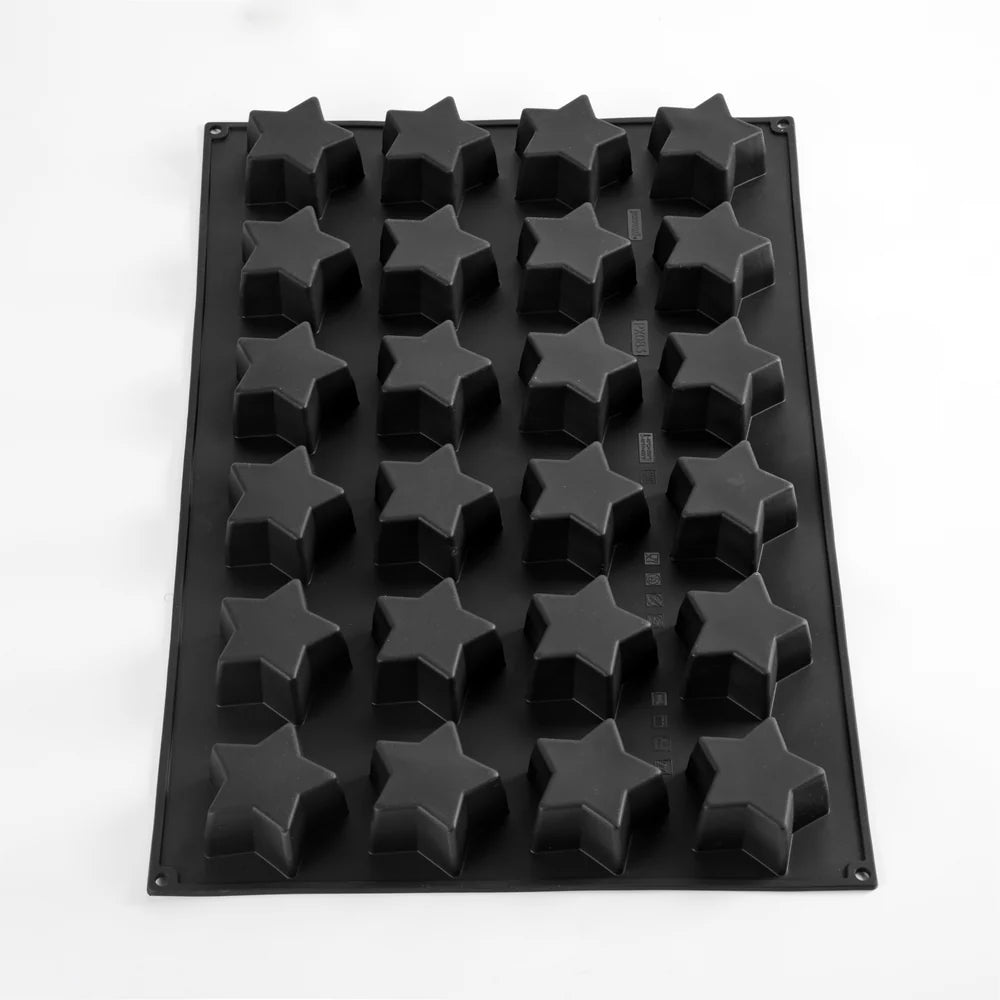 PAVONI 3D Pavoflex Silicone Mould  600 x 400 mm Star 100ml Px083