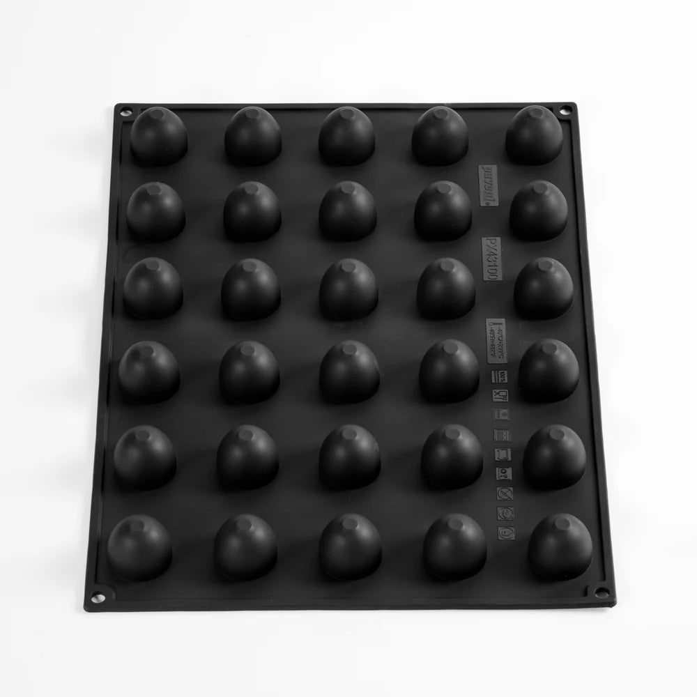 PAVONI 3D Pavoflex Silicone Mould 400 x 300 mm Kupola 20ml 30 Indents Px43100S