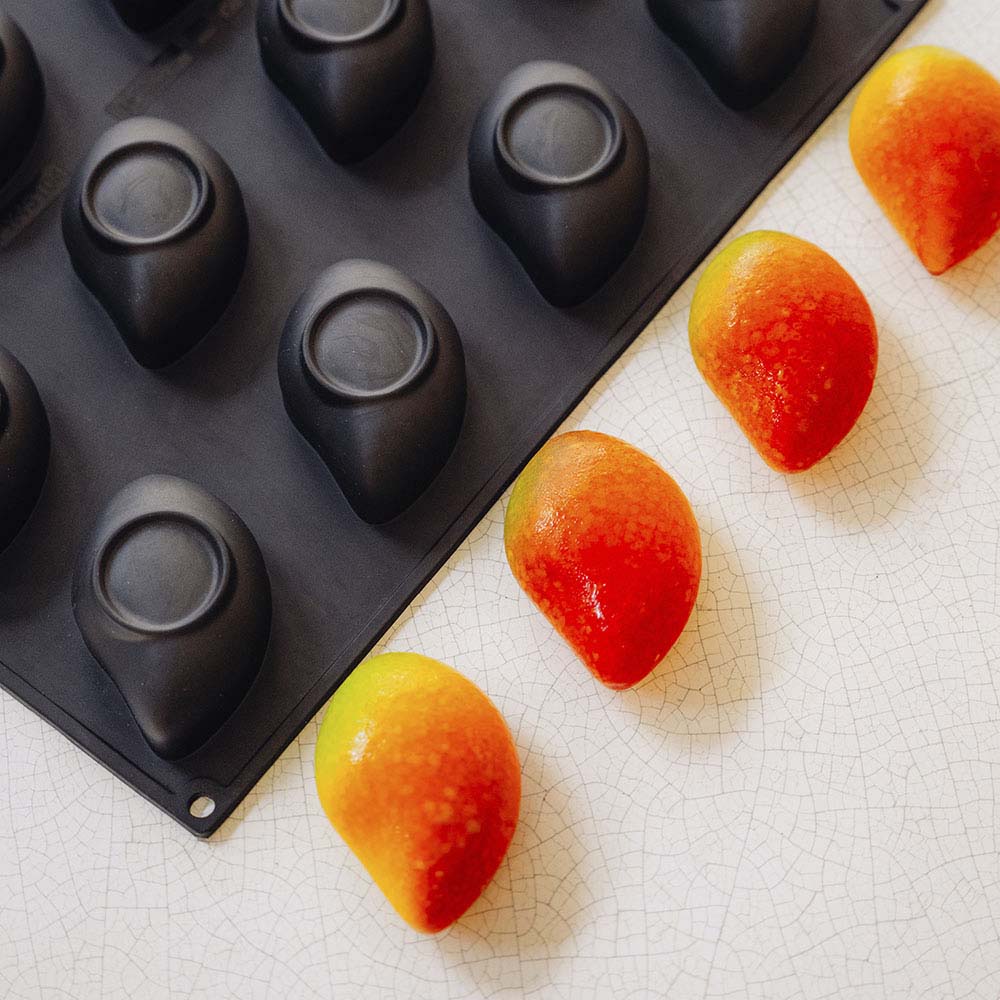 PAVONI 3D Pavoflex Silicone Mould  400 x 300 mm Mango 95ml Px43104S