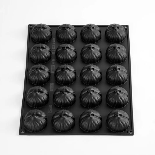 PAVONI 3D Pavoflex Silicone Mould 400 x 300 mm Marron 65ml 20 Indents Px4357S