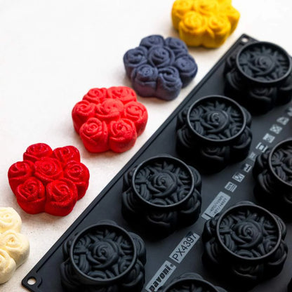 PAVONI 3D Pavoflex Silicone Mould 400 x 300 mm Bouquet 100ml Px4397S