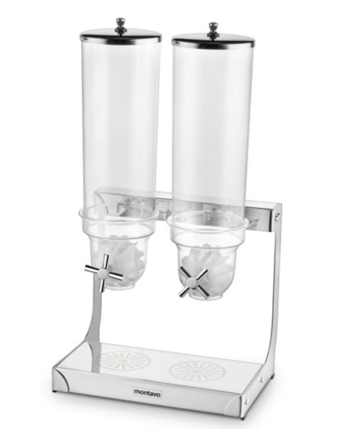 DINER WARES Cereal Dispenser Double, PC / SS 4 ltr.