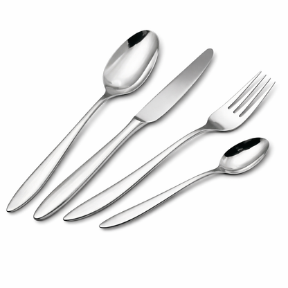 MONTELLI Romarino 18/10 Stainless Steel Cutlery – 3.5 mm Premium Cutlery | Restaurant Quality