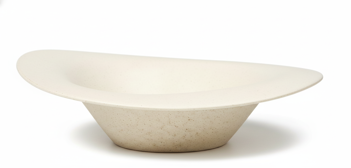 AURA Round Bowl Whitesand