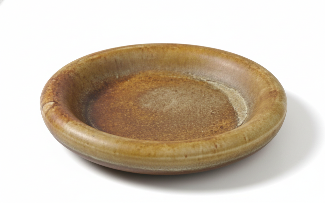 AURA Round Pedestal Plate Sablestone