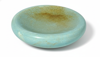 AURA Round Pedestal Bowl Aqua