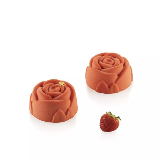 SILIKOMART Professional Valentine Cake Moulds - SF077 ROSE