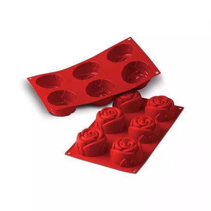 SILIKOMART Professional Valentine Cake Moulds - SF077 ROSE