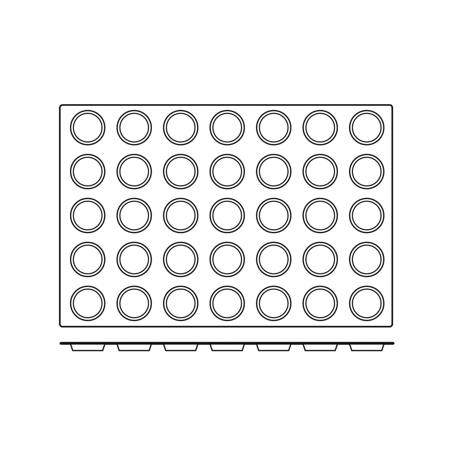 SILIKOMART Silicone Florentins Mould SQ044