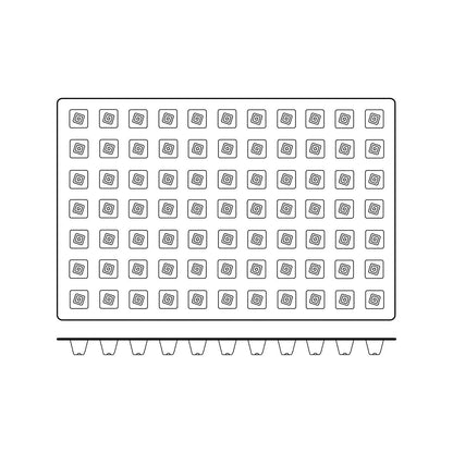 SILIKOMART Silicon Mini Pyramid Mould SQ046