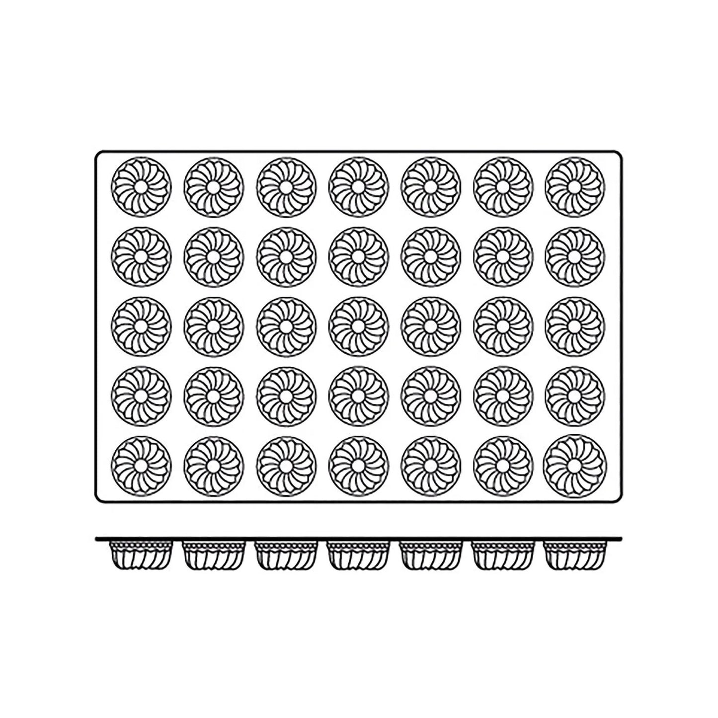 SILIKOMART Silicon Mould Mid Gugelhopf Mould SQ049