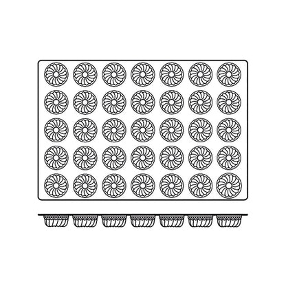SILIKOMART Silicon Mould Mid Gugelhopf Mould SQ049