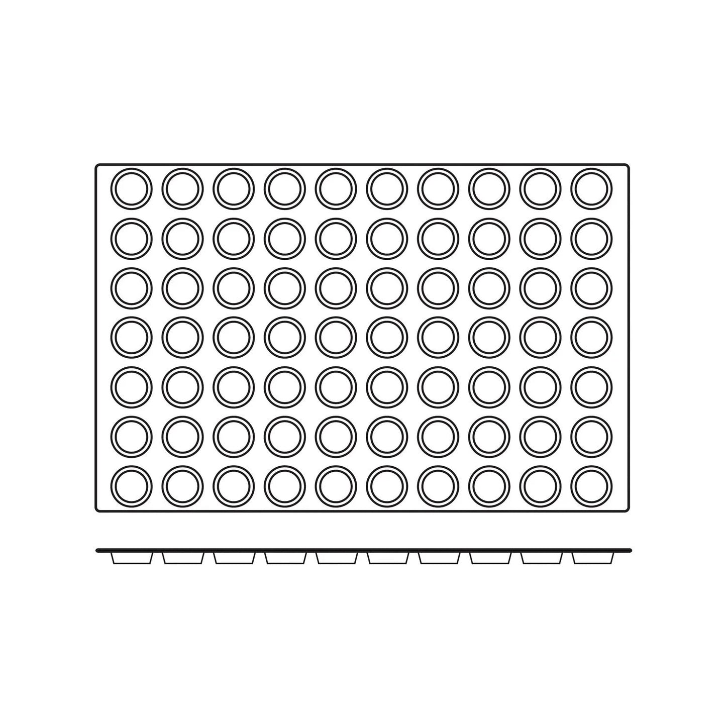 SILIKOMART Silicone Florentine Mould SQ050