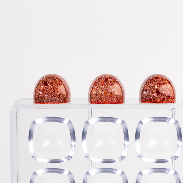 Martellato Aurora Chocolate Mold – 28 Cavities