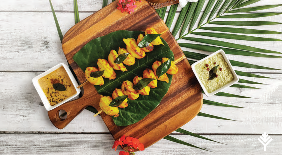 DINER WARES Acacia Wood Square Board L 30 x W 18 x H1.5 Cms