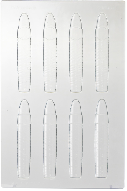 Martellato Cigar Chocolate Mold – 16 Cavities