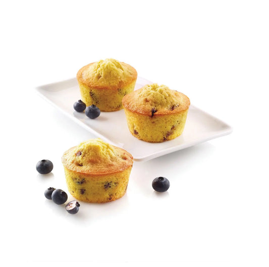 SILIKOMART Silicon Medium Muffin Mould SF023