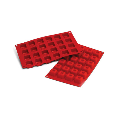 SILIKOMART Silicon small square savarin mould SF080