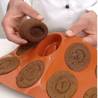 SILIKOMART Silicon Small Oval Savarin Mould Sf083