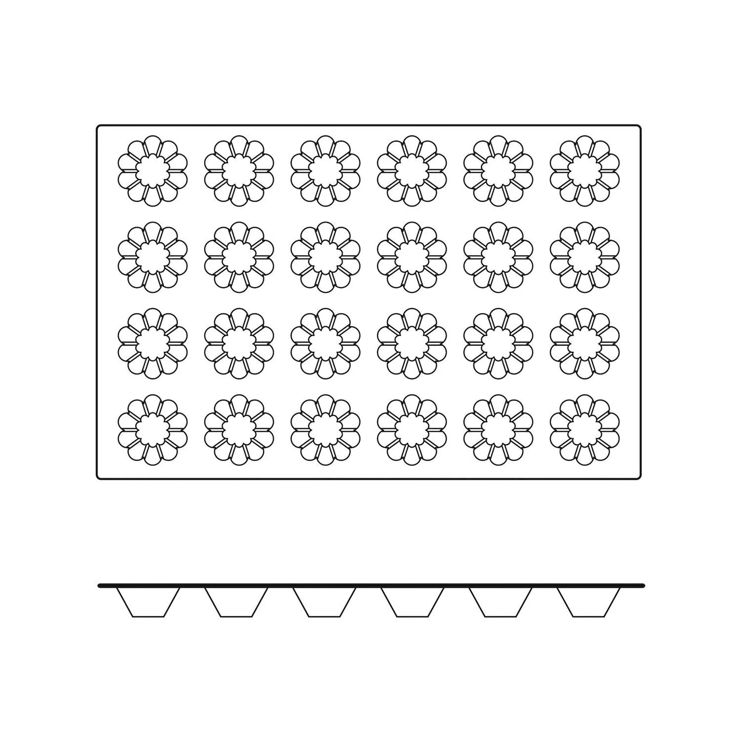SILIKOMART Silicon Mould  Briochette SQ001